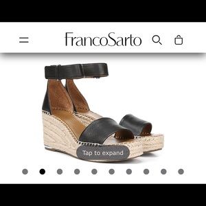 Franco Sarto Clemens Espadrille Wedge Sandals